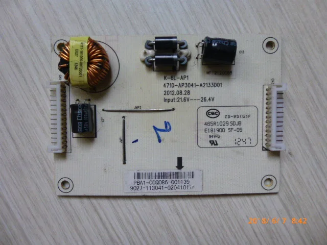 

K-6L-AP1 4710-AP3041-A2133D01 Good Working Tested
