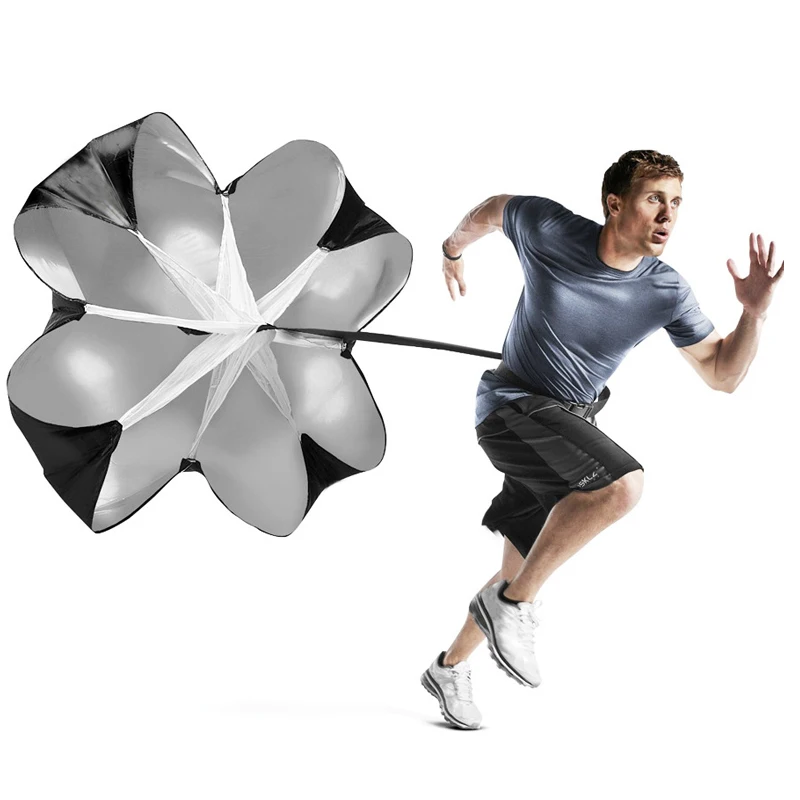 Регулируемая скорость тренировочный парашют сопротивления зонтик для бега Открытый инструмент для упражнений оборудование для футбола тренировочные аксессуары