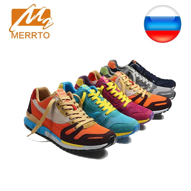 MERRTO  Running Shoes Men &Woman Sports Light Weight Mesh Breathable Cushioning Lace-Up Sneakers Outdoor Sport Shoes Form Russia