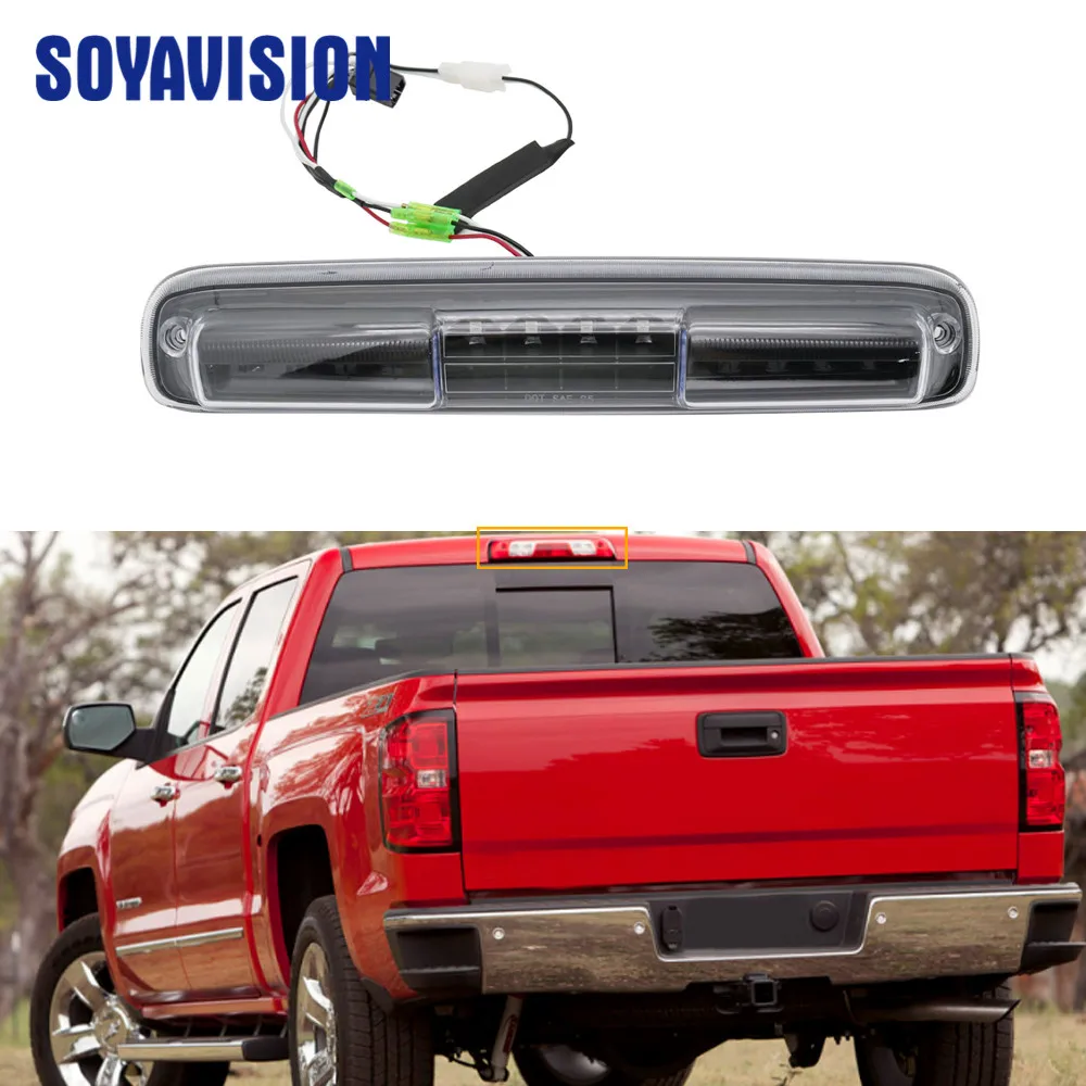 SOYAVISION дымовой светодиодный 3-й стоп-сигнал для Silverado Sierra 1500/2500/3500 99-06