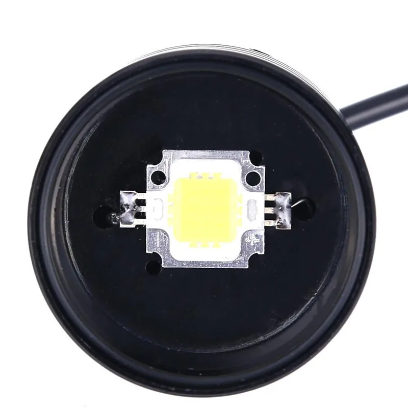 Waterproof Projector LED Fog Light With Lens Halo Angel Eyes Rings COB SUV ATV Off Road Fog Lamp 10W 12V4