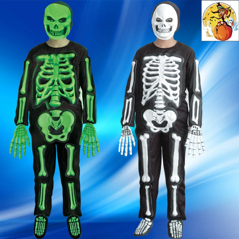 Free shipping dress pants Siamese Halloween skull mask shoe combination package devil costume gloves |