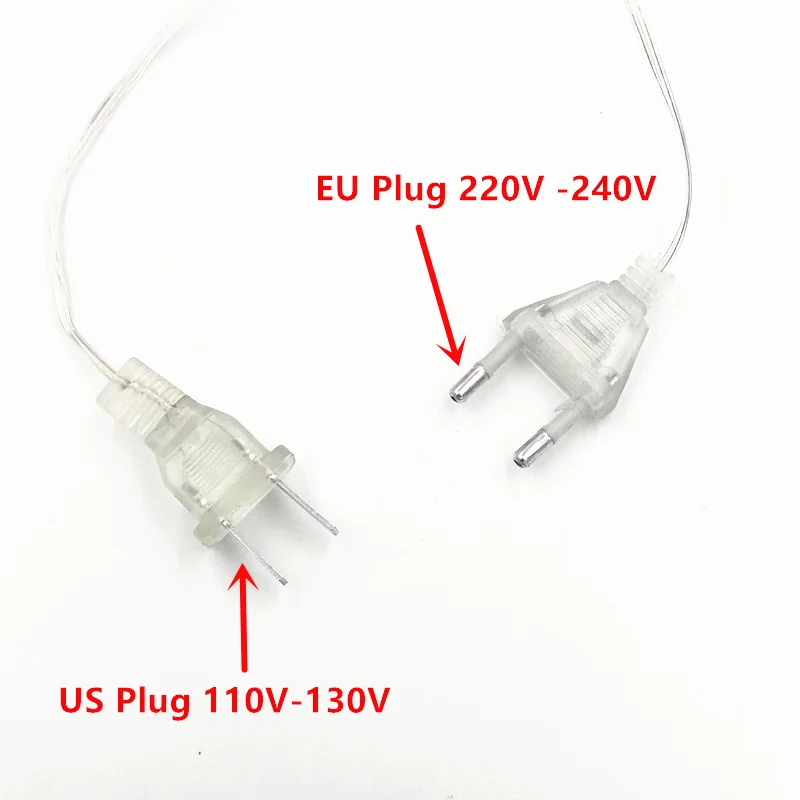 Мяч светодиодный свет шнура 100 светодиодный 10 M 220 V ЕС/US светильник светодиодный гирлянда водонепроницаемый наружный Декор рождественские