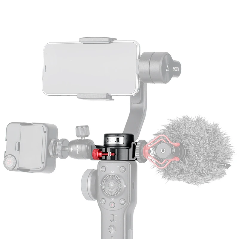 Ручной Стабилизатор для телефона Zhiyun Smooth 4 светодиодный держатель
