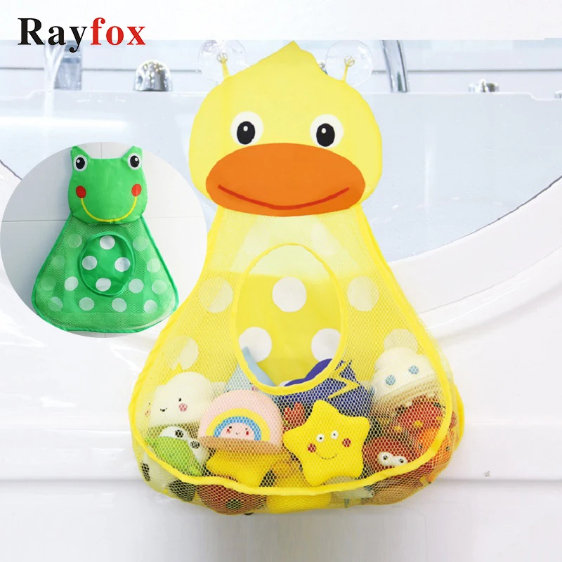 

Laundry Storage Bathroom Organizer Bags Baby Shower Bath Toys Baby Kids Toy Storage Mesh with Strong Suction Cups Toy Bag Net