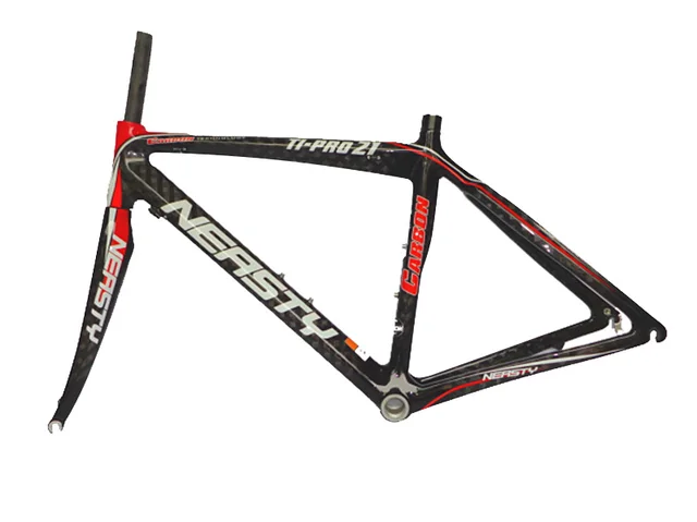 Best price at $484 Cheap EN Test Passed 52cm 56cm Full Carbon Road Bicycle Frame Guangzhou Factory