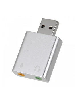 

USB 3D Stereo Virtal 7.1 Aluminium Alloy Sound Card
