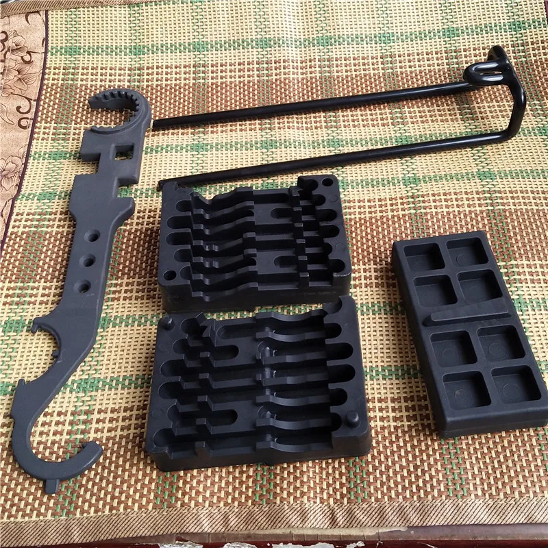 

4 combo AR 15 Upper and Lower Vise Block and Combo Wrench Set,Gunsmit Armorer's Tool Kit Delta Ring Wrench Removal Tool