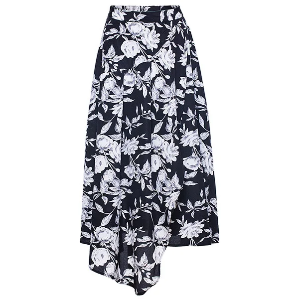 2018 длинная Плиссированная юбка макси для женщин Летняя модная юбка высокая талия Elascity повседневные Необычные Вечерние пляжные юбки