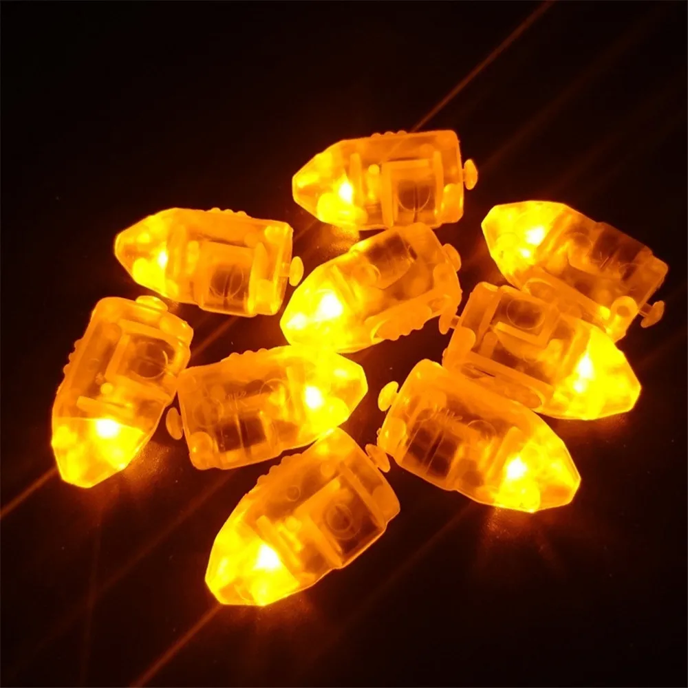 20pcs Led Balloons Light LED Lamp Balloons for Paper Lantern Balloon Birthday Christmas Balloon Decoration celebration Lamps - Испускаемый цвет: Цвет: желтый