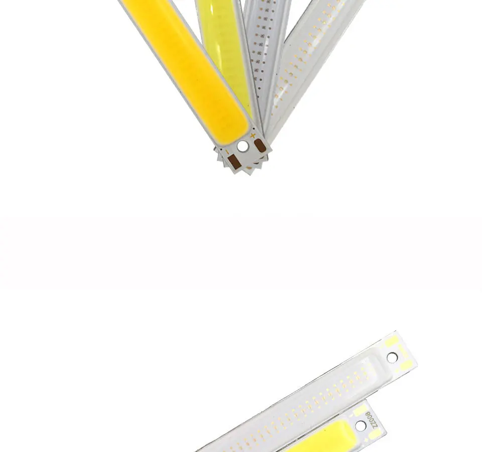 608mm Battery Powered 3.7V COB LED Light Source Strip Lamp DC3-4V Warm Cool White Blue Red Color Bulb for DIY Lighting (3)