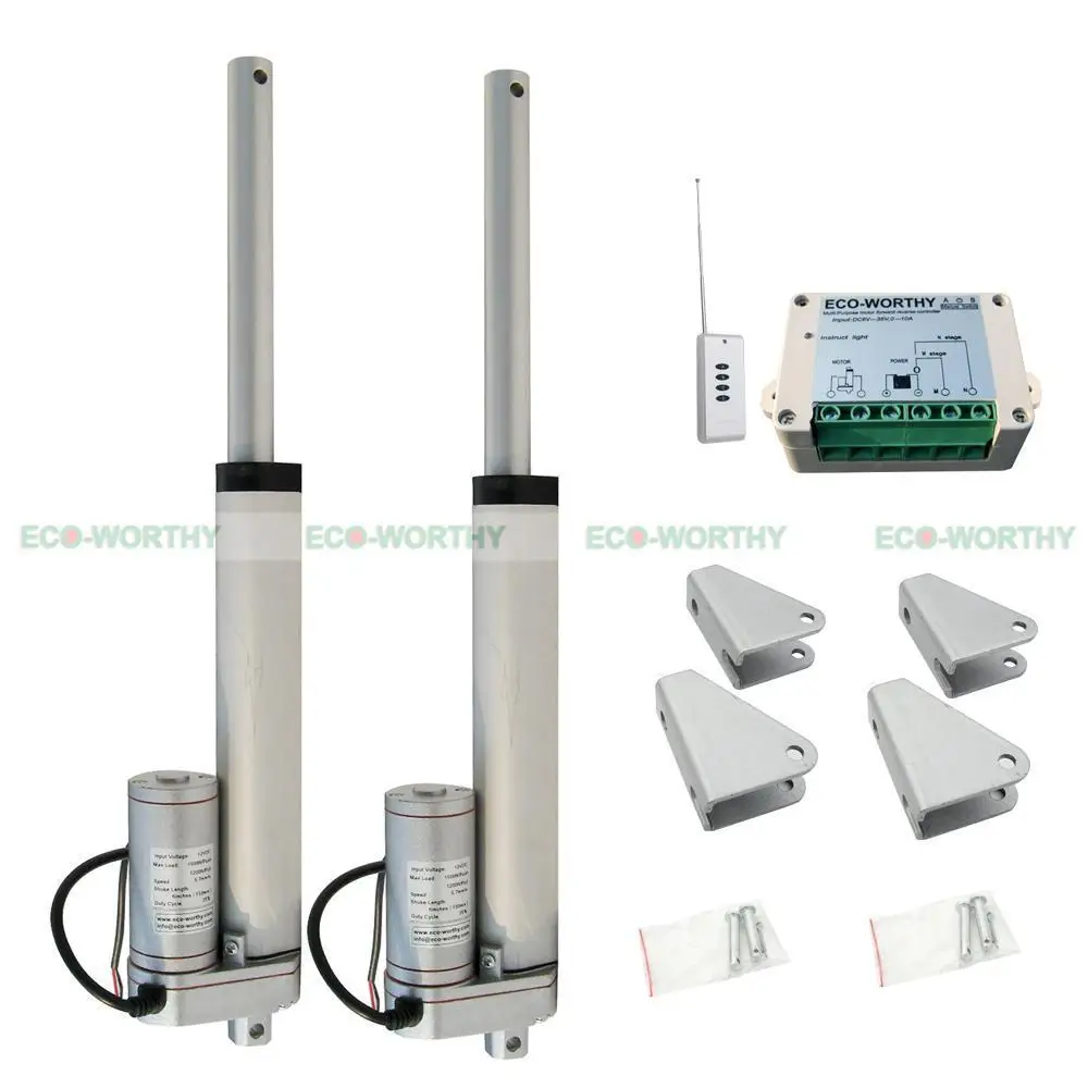 

2 PCS 12V 6 in Linear Actuator Electric Motor Remote Control for Tripod Camera