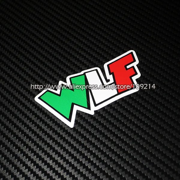 

WLF Valentino Rossi helmet motor bike motorcycle Sticker Decals Waterproof 20