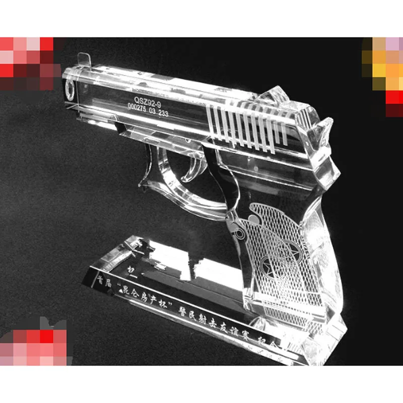 

Crystal Pistol model Decoration