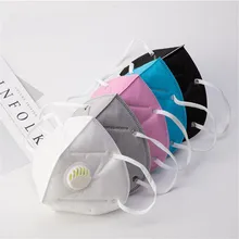 1 шт. пыленепроницаемые маски Анти-пыль дыхательный клапан Защитная крышка для лица красота и медицинский салон Ушная петля маски со ртом для лица