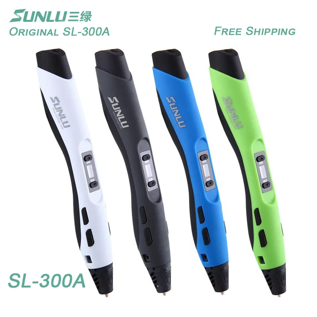 Special Price Original SUNLU SL-300A Intelligent 3D Drawing Pen Supremery 3D Printing Pen High quality Advanced 3D Pen with Safety Holder PCL Special Price Original SUNLU SL-300A Intelligent 3D Drawing Pen Supremery 3D Printing Pen High quality Advanced 3D Pen with Safety Holder PCL
