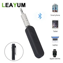 Bluetooth 4,2 автомобильный адаптер Aux беспроводной аудио адаптер Hands-free вызов портативный приемник 3,5 мм разъем выход для дома/автомобиля аудио