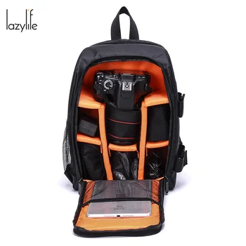 

LAZYLIFE New Pattern DSLR Camera Bag Backpack Video Photo Bags for Camera Small Compact Camera Backpack 33.5*25.5*15.5CM