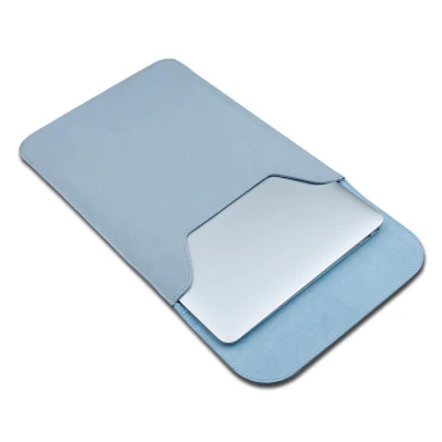 Pu кожаный коврик для мыши с защитой от пыли, Магнитная сумка для ноутбука 15,4 13,3 для Macbook pro 15 Чехол air retina 11 12 13 чехол для ноутбука - Цвет: blue