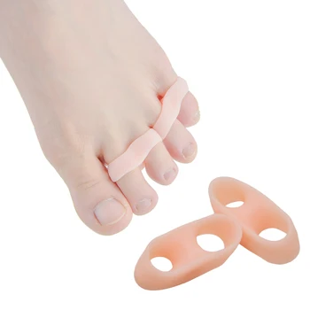 

Sumifun 2Pcs Hammers Toe Separator Rectifier Overlapping Fingers Bones Sock Slightly Orthopedics Foot Care Tool Z57001