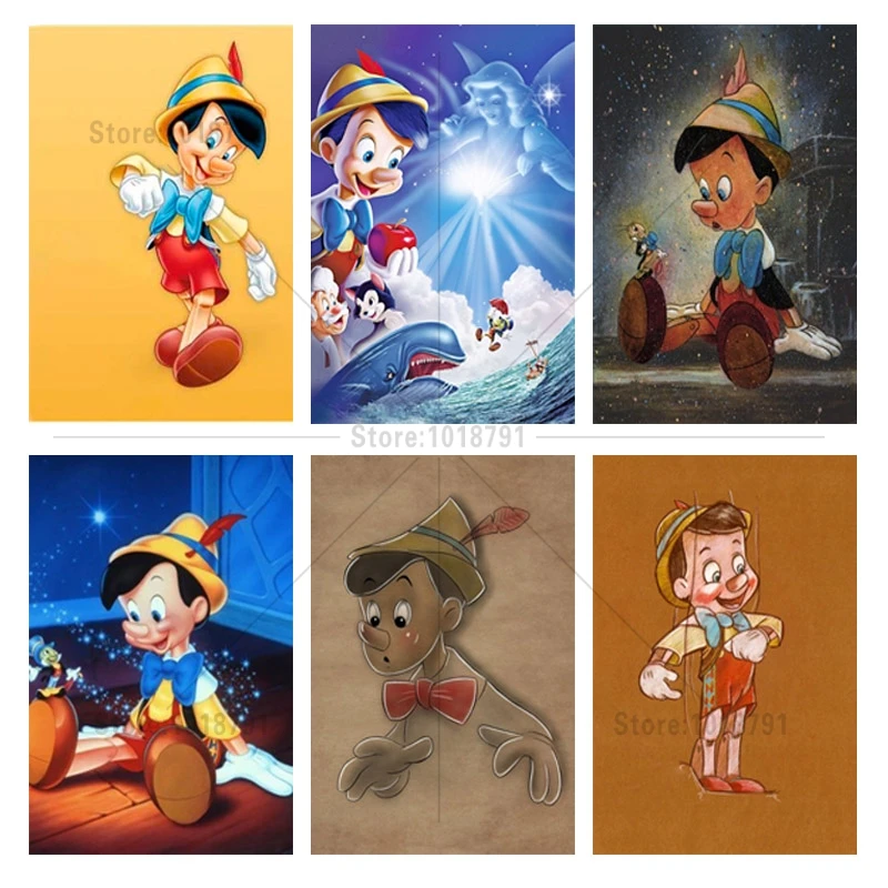 

5D DIY Diamond Painting pinocchio Diamond Embroidery Cross Stitch Rhinestone Home Decoration needlework