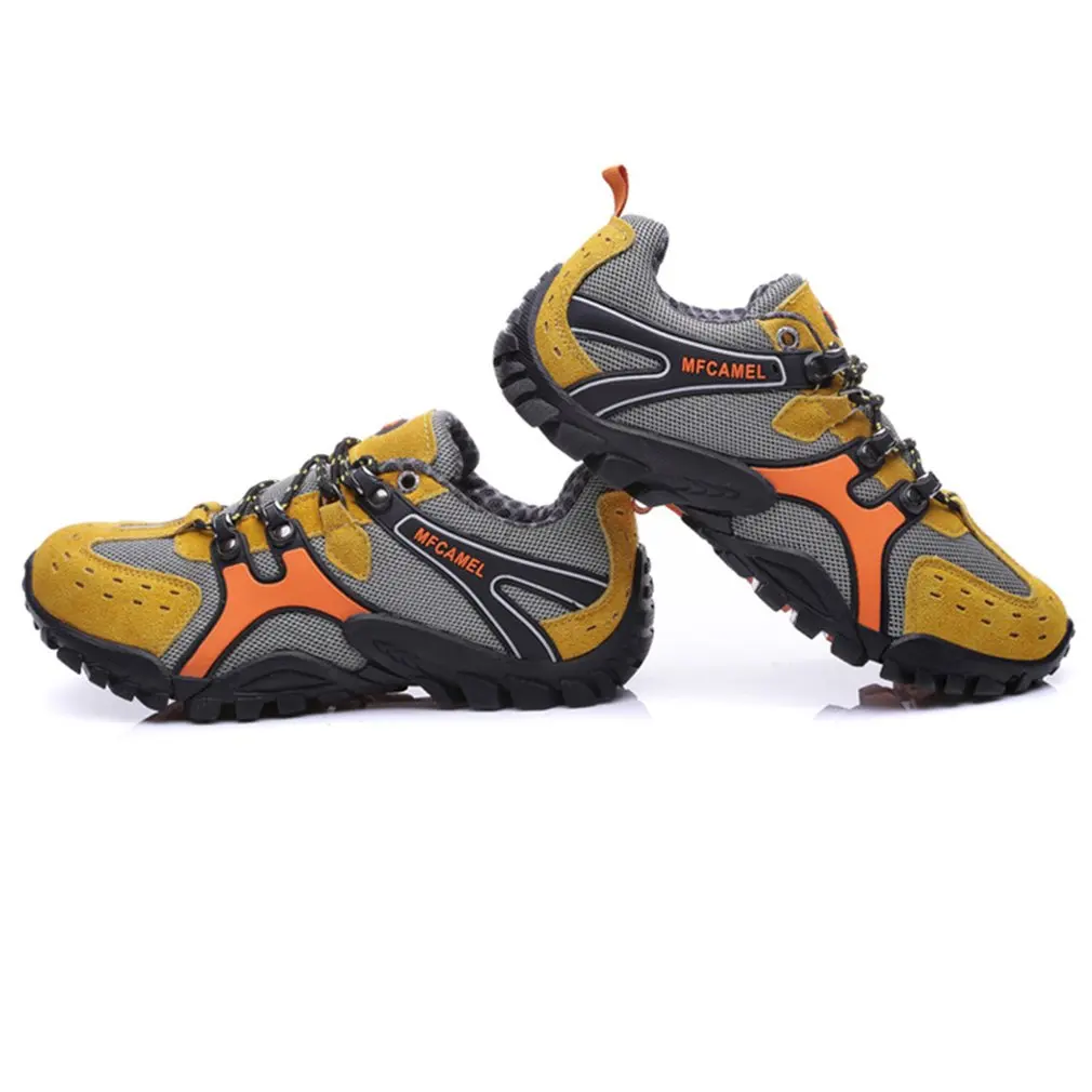 Men's Hiking Boots Outdoor Mountaineering Shoes Sport Lace up Shoes For