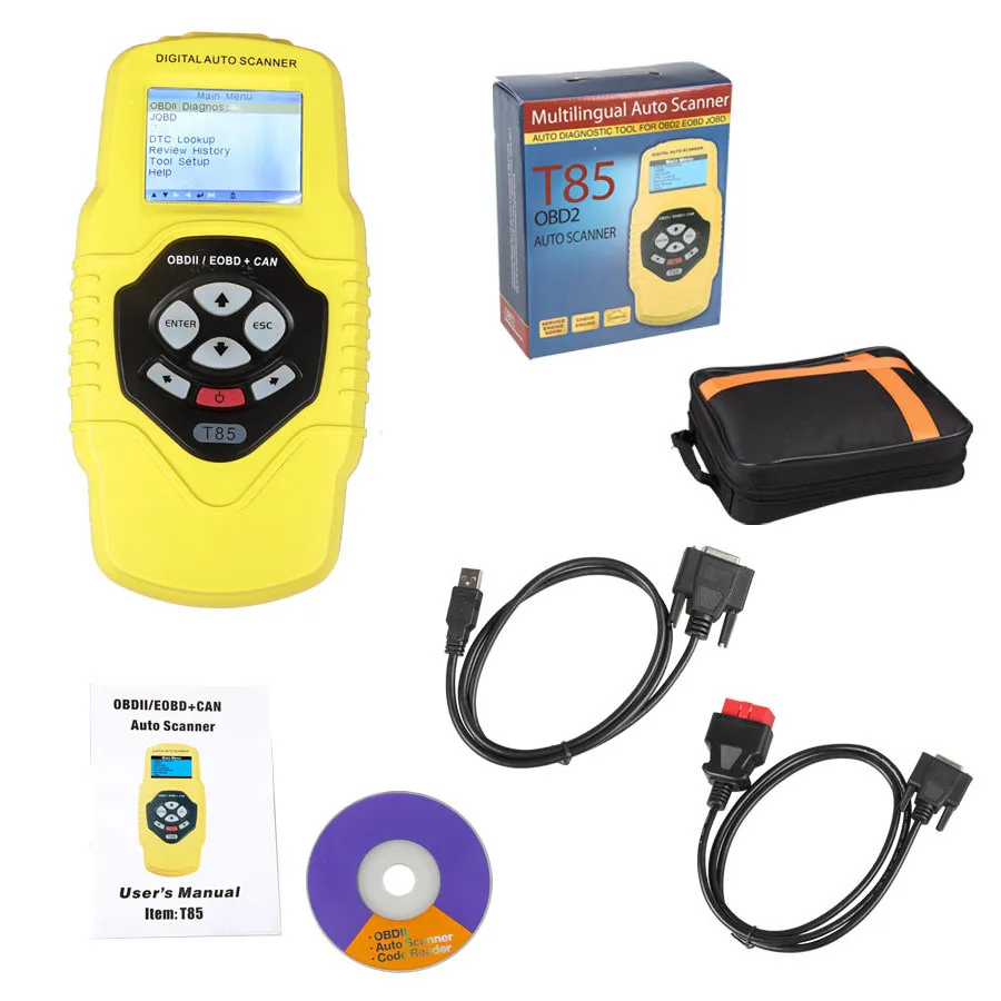 Сканер диагностический QUICKLYNKS T85 OBDII/EOBD/JOBD для японских автомобилей Audi и
