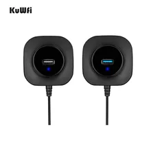 KuWfi USB 3.0Hub Многофункциональный USB разветвитель с интерфейсом питания 4 usb порта Высокоскоростной адаптер концентратор для ПК компьютера