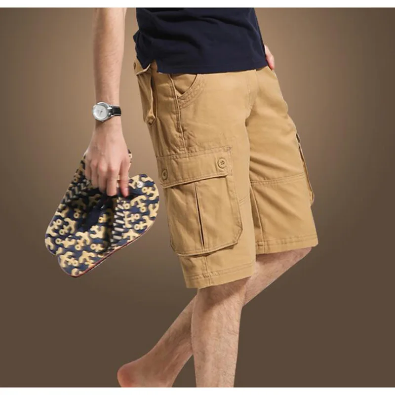 2019 новый стиль мужские короткие мужские брюки хлопок комбинезон повседневные мужские пляжные брюки большие размеры 29-44 46