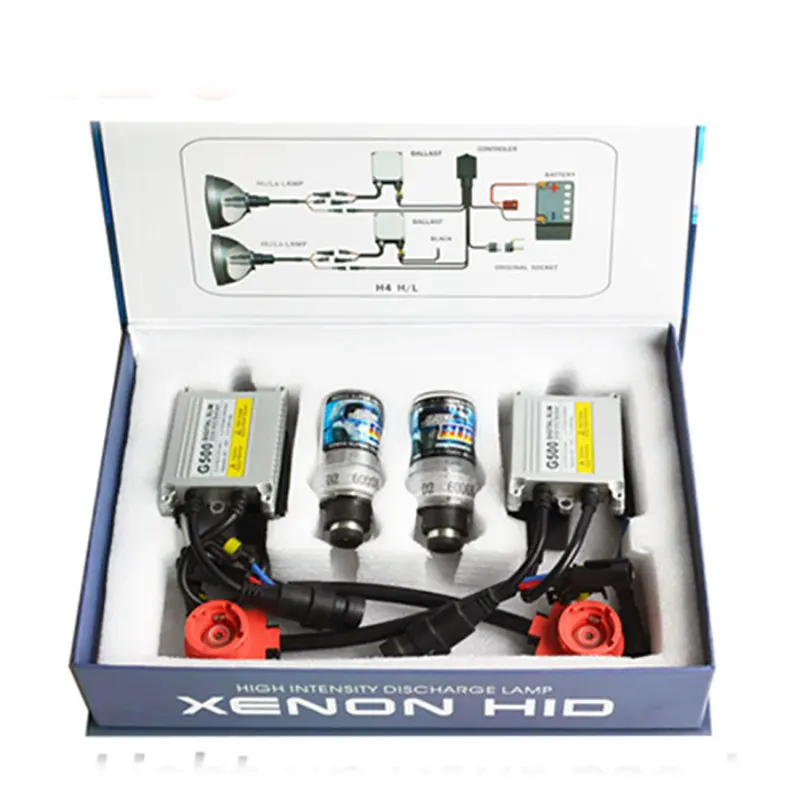 12V 55W D2S ксеноновый hid комплект D2C 4300k 6000k 8000k супер тонкий цифровой балласт d2s 55w