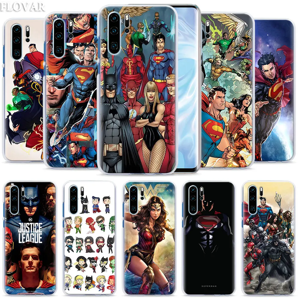 

Justice League Superman Phone Case coque for Huawei P30 Pro P10 P20 P30 Lite P8 P9 Lite P Smart Plus case