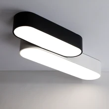 Horsten современный простой минимализм потолочные светильники для гостиной спальни кухни DIY черный белый цвет потолочный светильник Домашнее освещение
