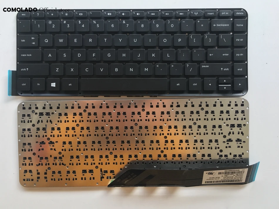 US English Keyboard for HP Split 13-p100 x2 13-p without frame black Laptop Keyboard US Layout