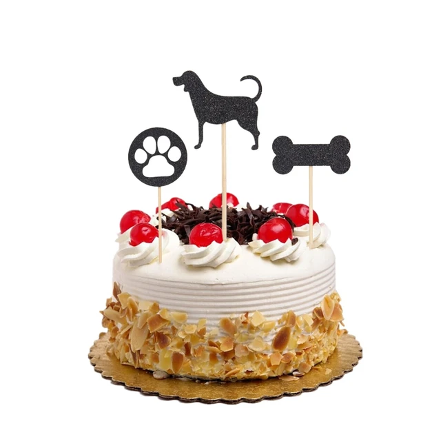 Cake Decorations Dog Kids | Birthday Cupcake Topper Dogs ...