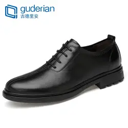 GUDERIAN/брендовая мужская официальная оксфордская обувь из натуральной кожи; Модные мужские свадебные туфли; деловые мужские туфли;