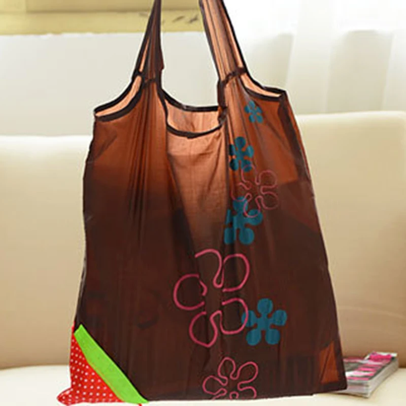 Eco Shopping Travel Shoulder Bag Pouch Tote Handbag Folding Reusable Bags L