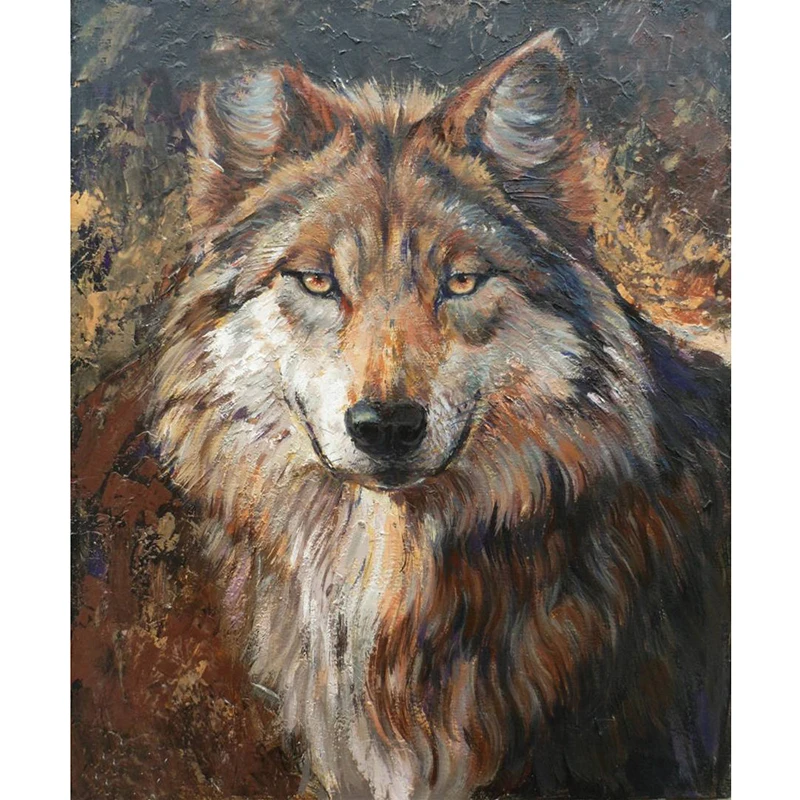 Diamond Painting Animal Wolf Diamond Mosaic Kits Pattern Rhinestones Full Diamond Embroidery Needlework DIY Decor