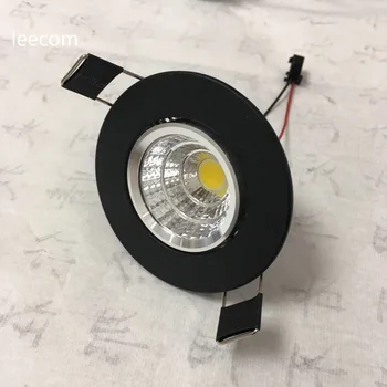 

2018 Downlight Spot Led Ceiling Lights Free Shipping 3w 10pcs/lot Down Power Warm Color With Epistar 300-360lm High Brightness