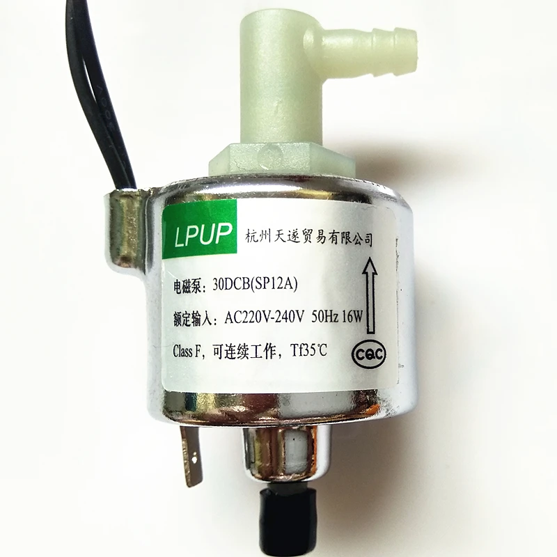 

Miniature solenoid pump magnetic pump model 30 DCB (SP12A) voltage AC230V50Hz power 16W