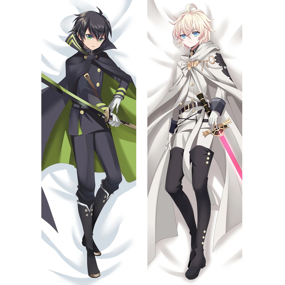 Японский Dakimakura Чехол Seraph из конца кровати Наволочка Krul Tepes Hiiragi Shinoa наволочки|pillow