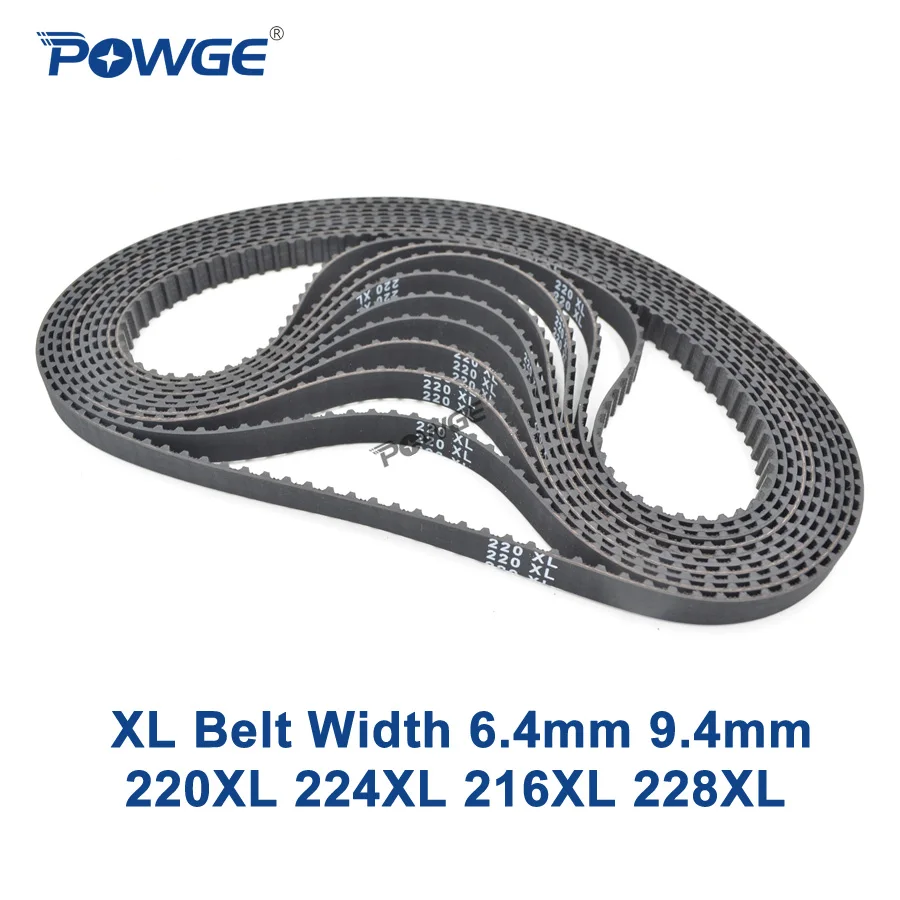 Buy POWGE XL Timing belt 220/224/226/228 Width 025 6