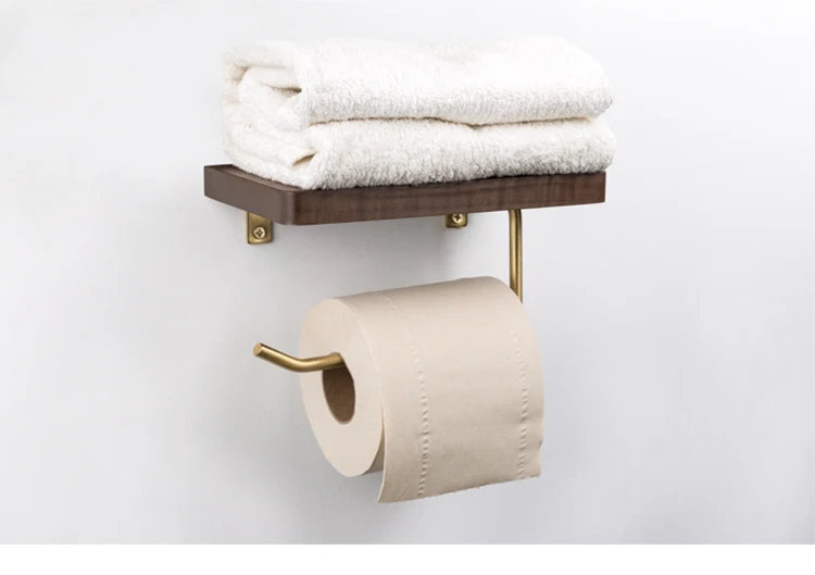 Wooden Paper Towel Rack