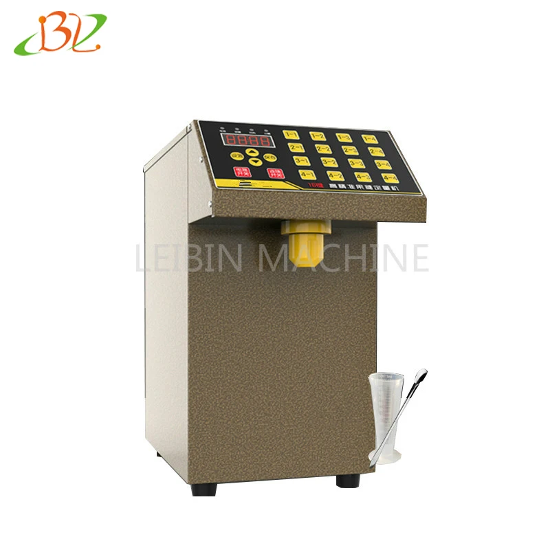 

16 Quantitative Fructose machine Automatic Fructose Dispenser Syrup dispenser Bubble tea shop Milk tea Equipment levulose