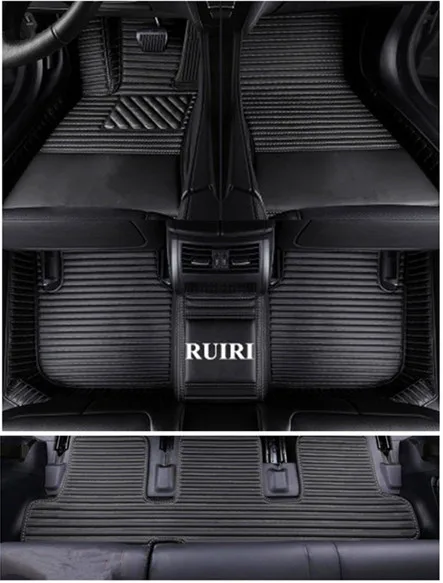 Good quality! Custom special car floor mats for Volkswagen Atlas 7 seats 2018 waterproof carpets 2019 Free shipping | Автомобили и