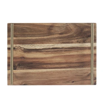 

Wood with Handle Serving Food Kitchen/Snack/Fruit Tray Dessert Table Cake for Party