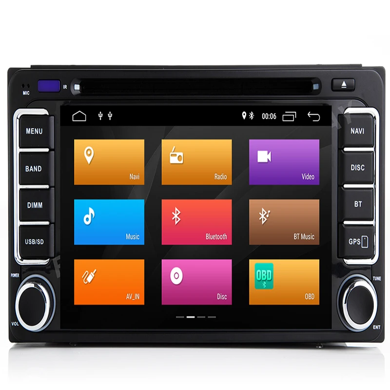 Perfect 2 Din Android 9.0 Car Dvd Player Radio Stereo Gps Navigation For Toyota Hilux Vios Old Camry Rav4 Prado 2003-2008 2