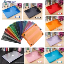 Горячая Прозрачный прозрачный корпус для Macbook Pro retina Air 11 12 13 15 для Mac Air 13 New pro 13 15 чехол для ноутбука