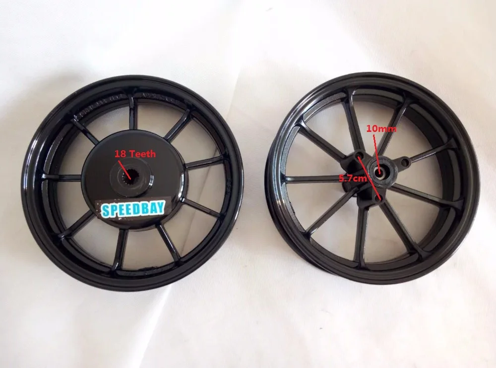 JOG FORCE RSZ 100 100cc 2 15x10 дюймов 10 мм передние и задние скутеры алюминиевые колеса диски