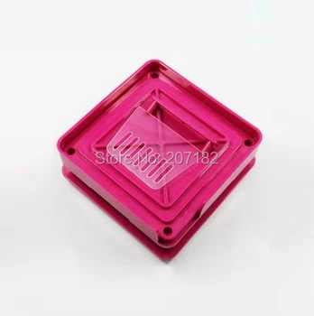 

100 Holes Pink Puple Color 0# ABS Manual Capsule Filler, Capsule Filling Machine With Tamping Tool---6 parts