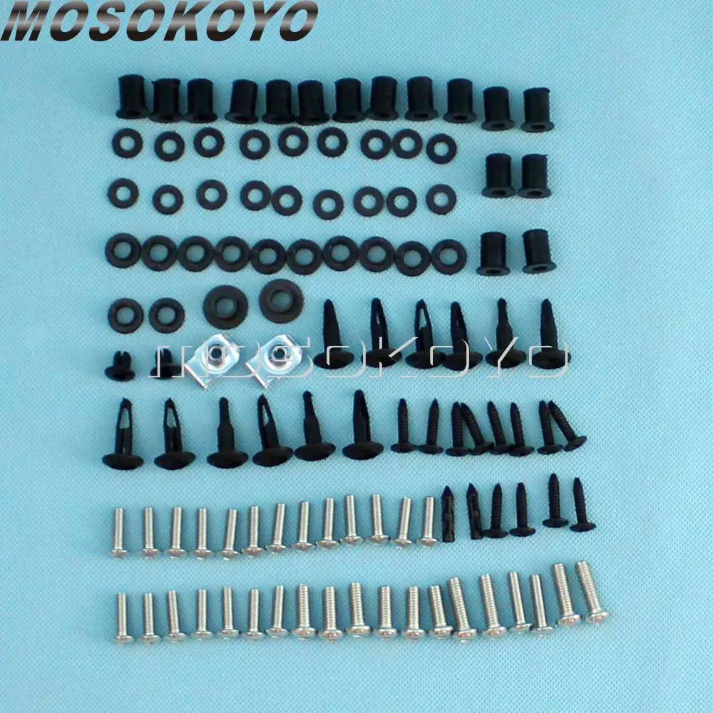 Motorcycle Complete Fairing Bolts Kit Body Work Screws Nut Washer Fastener for Honda CBR 954 RR CBR954RR 2002 2003 |